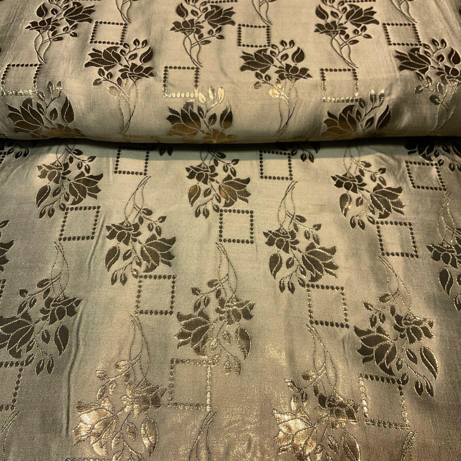 Floral Brocade wedding dress Fabric 147cm M1599