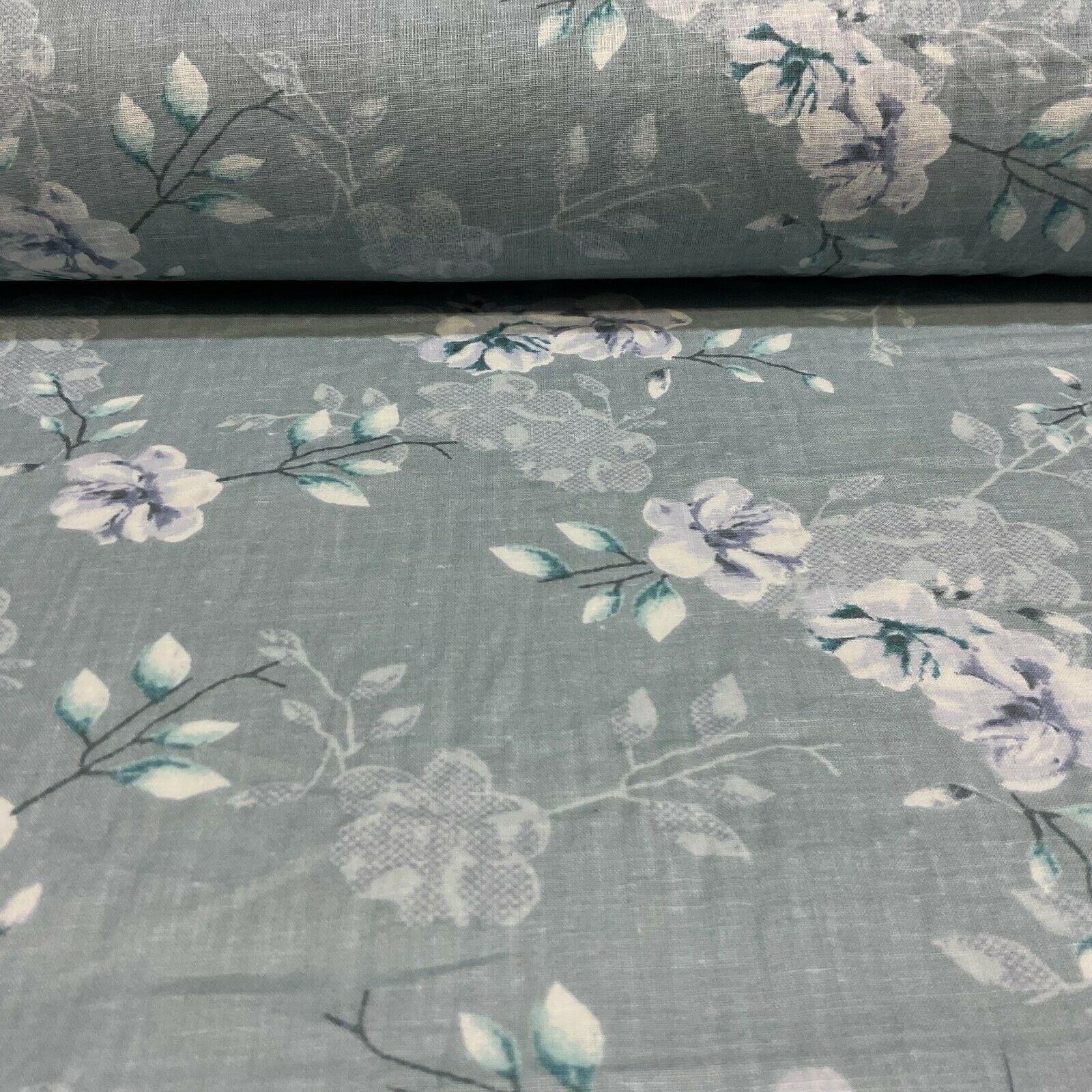 Cotton Lawn Voile Pastel Summer Floral Printed Dress fabric 111cm M1591