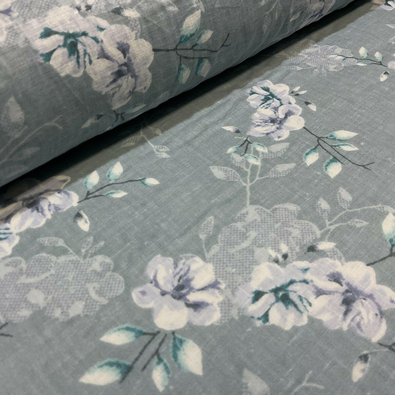 Cotton Lawn Voile Pastel Summer Floral Printed Dress fabric 111cm M1591