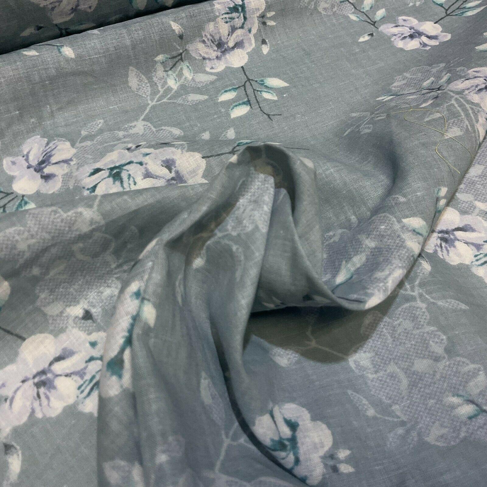 Cotton Lawn Voile Pastel Summer Floral Printed Dress fabric 111cm M1591