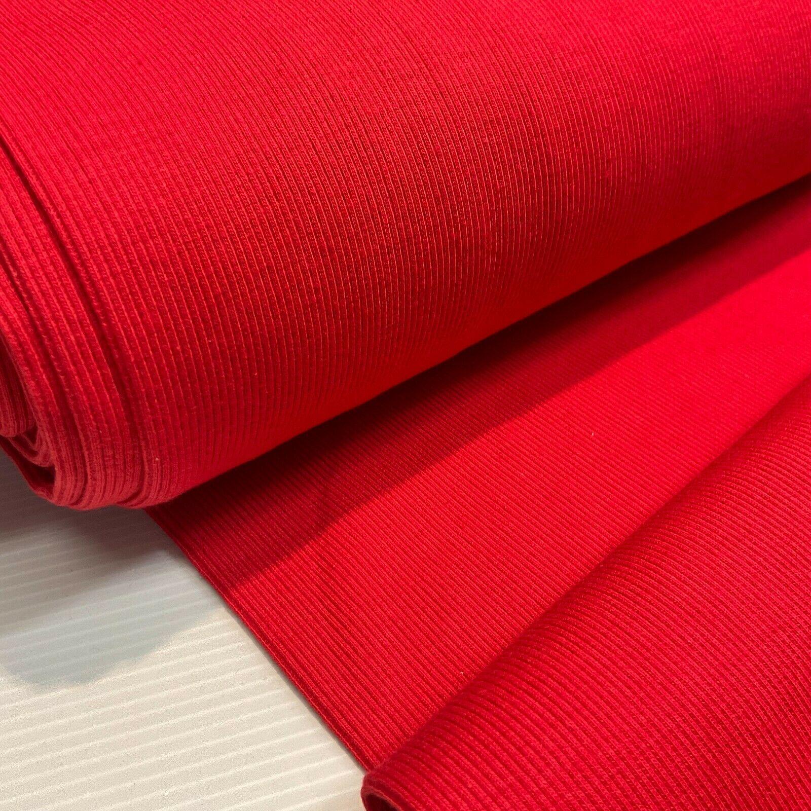 Plain Tubular Ribbing Stretch Jersey Fabric ideal for tops t-shirts 27cm M1588