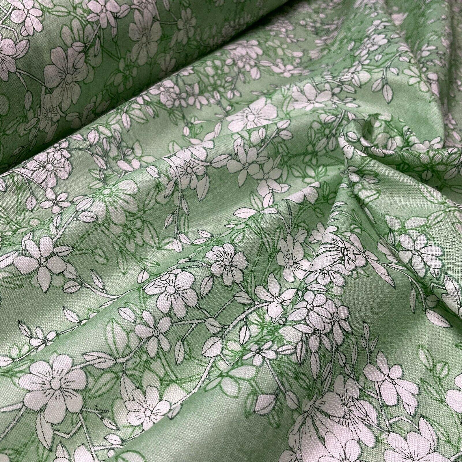 Cotton Voile Pastel Summer Floral Printed Dress fabric 111cm M1594