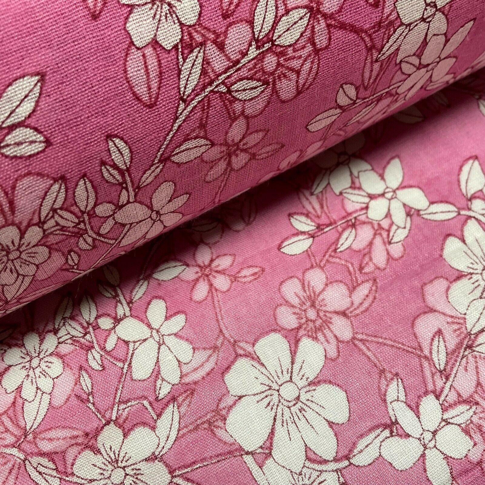 Cotton Voile Pastel Summer Floral Printed Dress fabric 111cm M1594