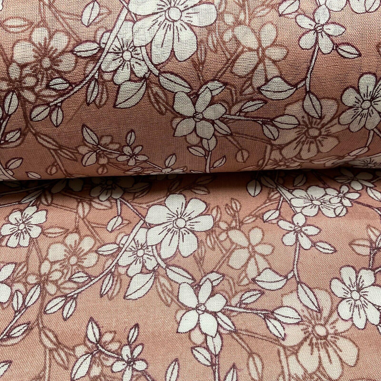 Cotton Voile Pastel Summer Floral Printed Dress fabric 111cm M1594