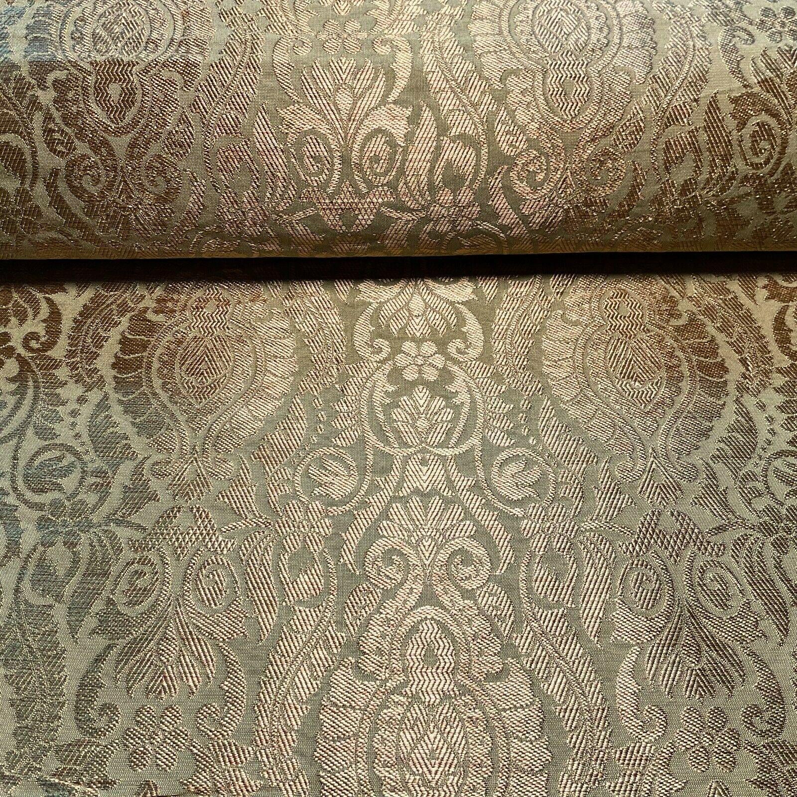Ornamental Damask Brocade Wedding Banarsi Fabric 147 cm wide  M1567