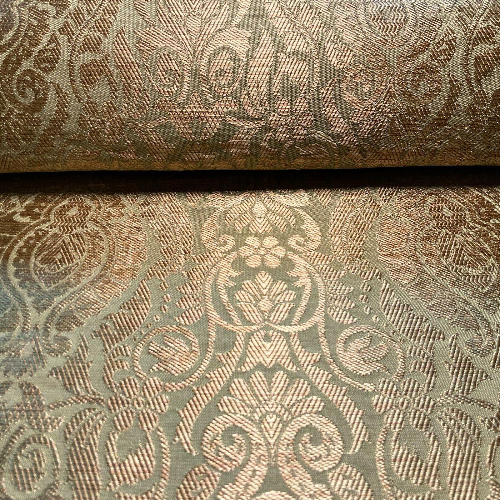 Ornamental Damask Brocade Wedding Banarsi Fabric 147 cm wide  M1567