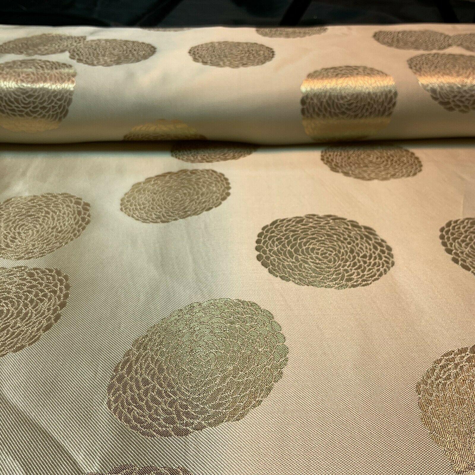 Circle Brocade Wedding Banarsi ideal for Cushion Cover Fabric 147 cm M1596