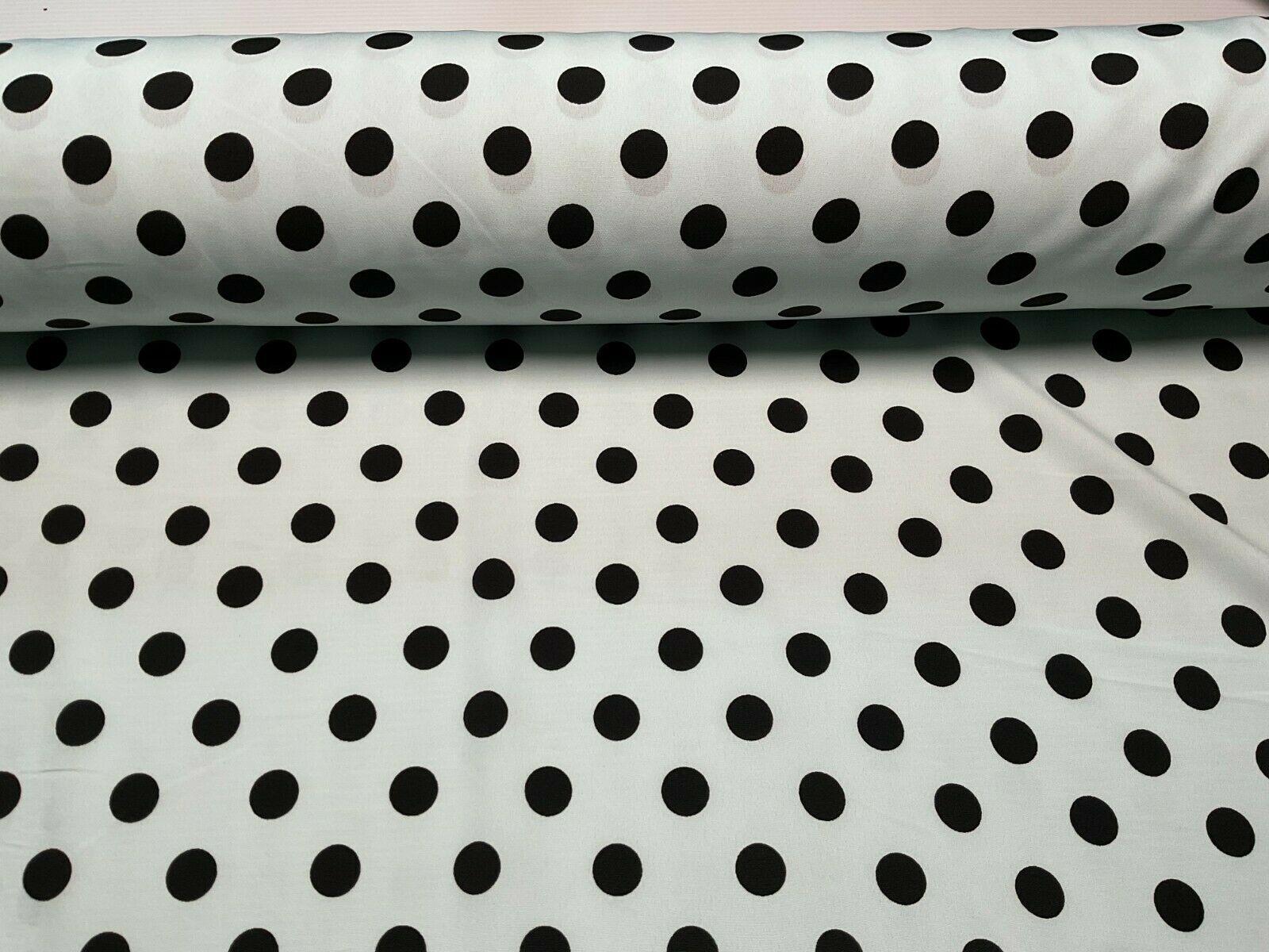 Koshibo Crepe De Chine Polka dot spot Printed Dress fabric 147 cm M1601