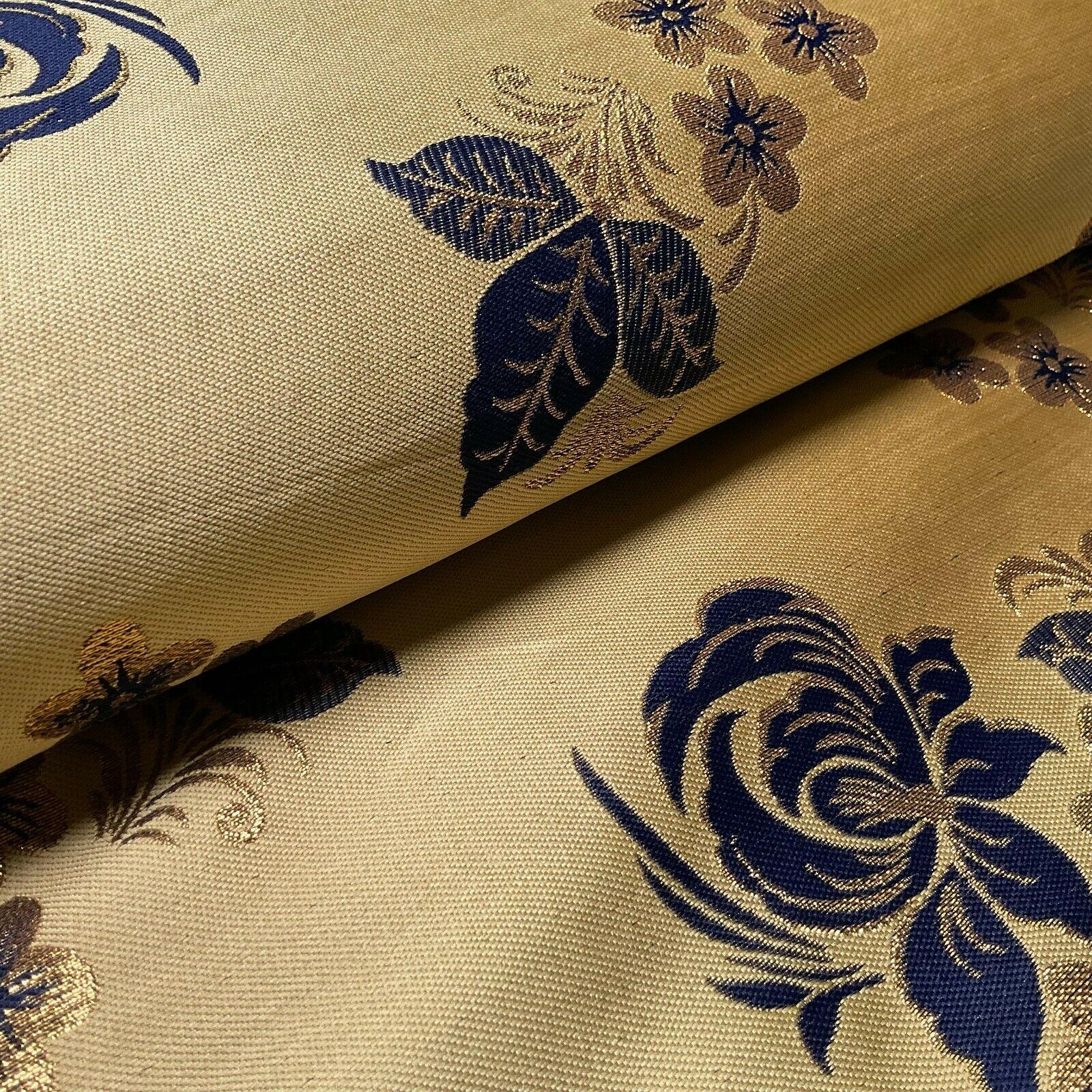 simple Floral Brocade Wedding Banarsi waistcoat Fabric 127 cm wide M1504